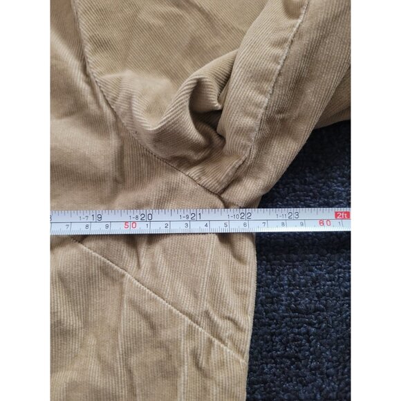 Vtg Y2K Gap Corduroy Wmn Jacket Beige Full Zip Trucker - Picture 2 of 15